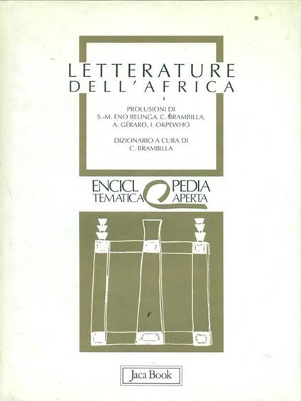 Letterature dell'Africa - copertina