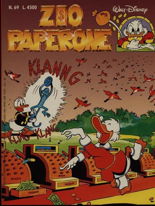 Zio Paperone n. 69/giugno 1995 - Walt Disney - copertina