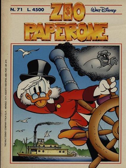 Zio Paperone n. 71/agosto 1995 - Walt Disney - copertina