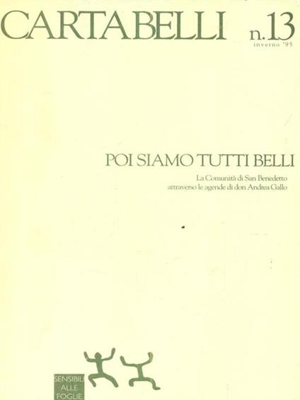 Cartabelli. 13/ 95. Poi siamo tutti belli - copertina