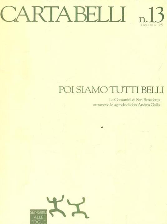 Cartabelli. 13/ 95. Poi siamo tutti belli - copertina