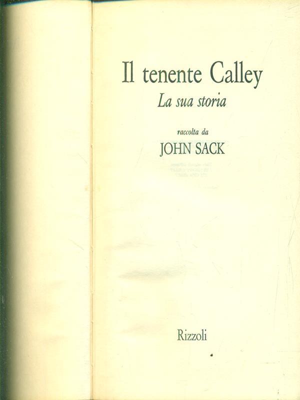 Il tenente Calley