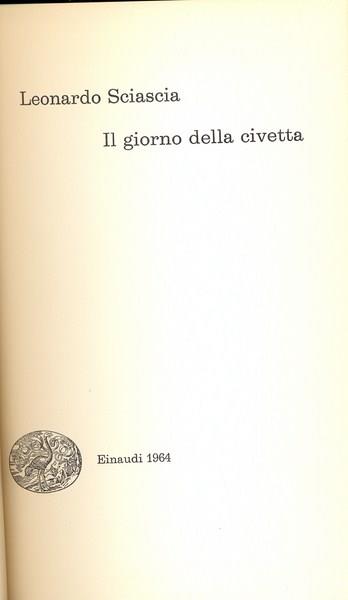 Il giorno della civetta