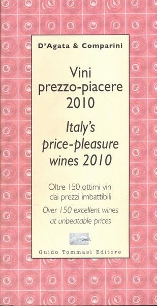 Vini prezzo-piacere 2010 . Italy's price-pleasure wines 2010 - copertina