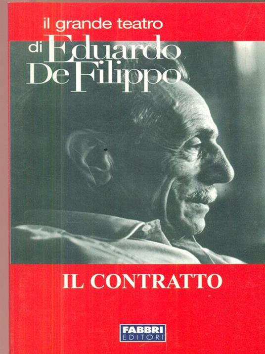 Il contratto - Eduardo De Filippo - copertina