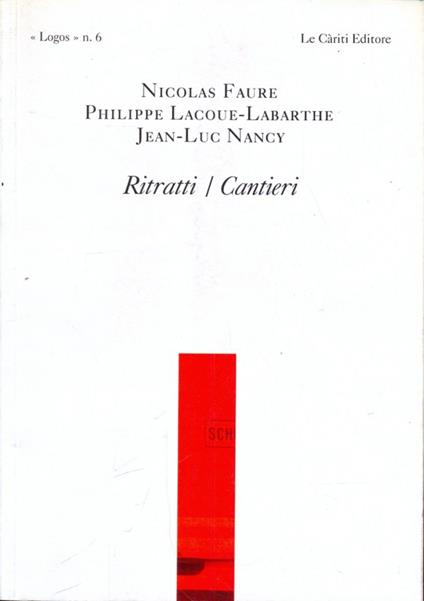 Ritratti / Cantieri - copertina