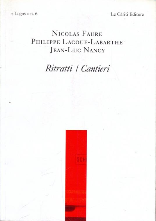 Ritratti / Cantieri - copertina