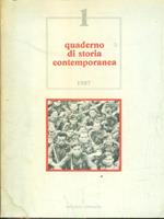 Quaderno di storia contemporanea 1/1987