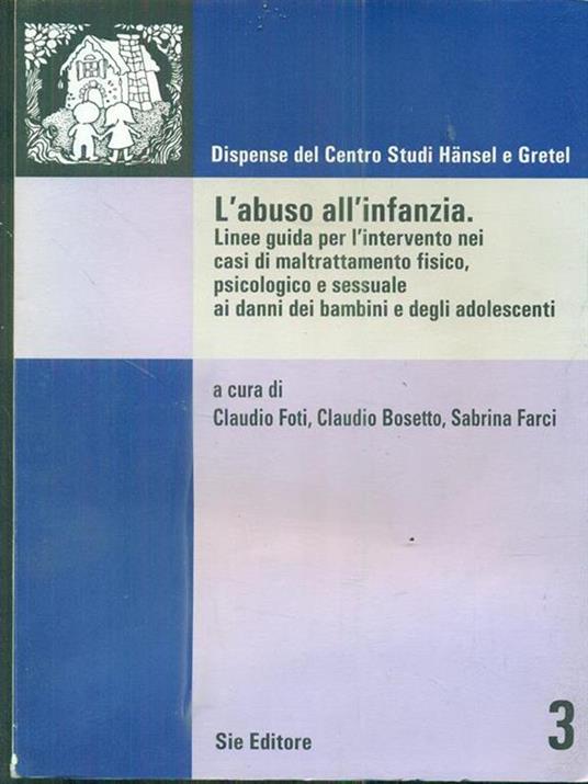 L' abuso all'infanzia - copertina