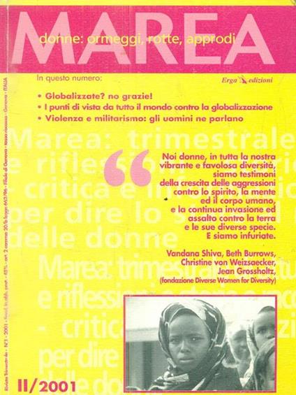 Marea. Donne: ormeggi, rotte, Approdi. II/2001 - copertina