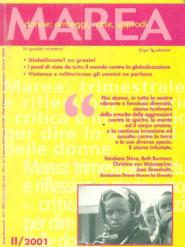 Marea. Donne: ormeggi, rotte, Approdi. II/2001