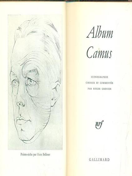 Album Camus. Iconographie - copertina