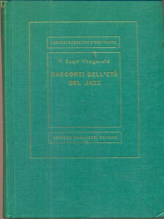Racconti dell'età del Jazz - Francis Scott Fitzgerald - copertina