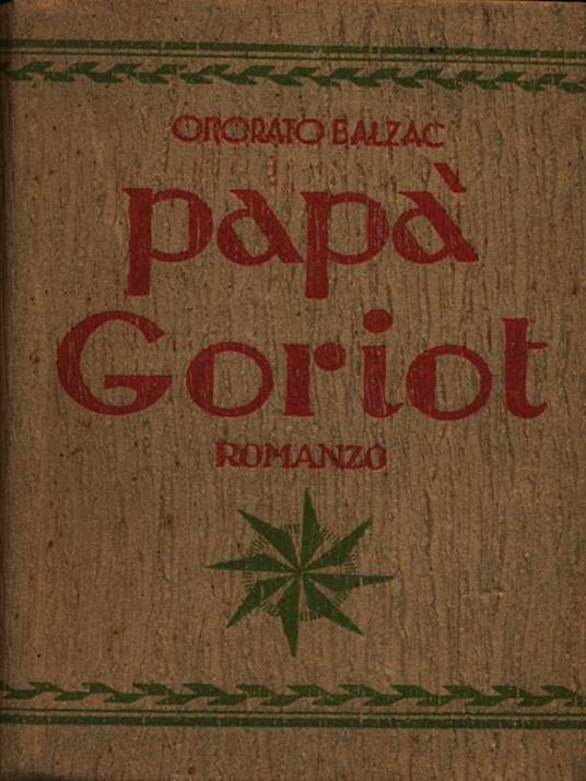 Papà Goriot - Honoré de Balzac - copertina