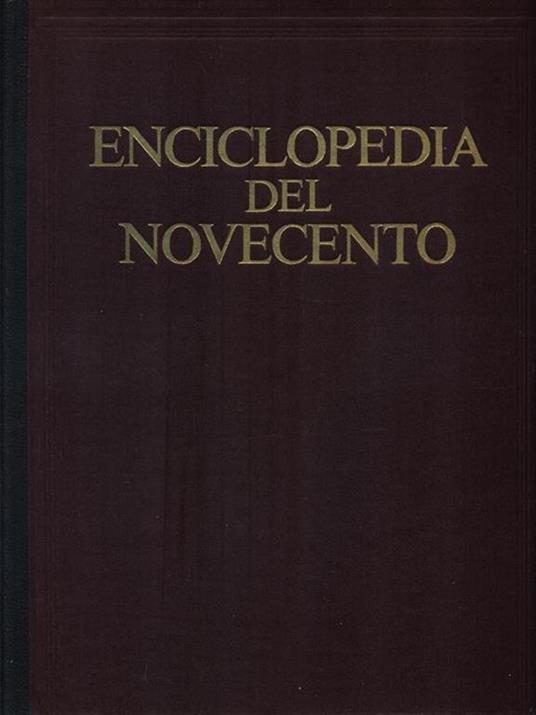 Enciclopedia del Novecento. Volume V - copertina