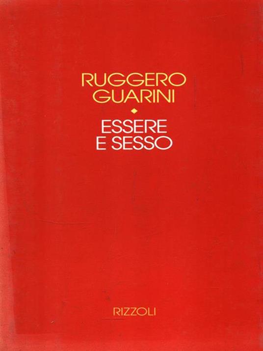 Essere e sesso - Ruggero Guarini - copertina