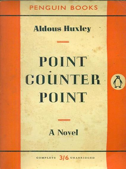 Point counter Point - Aldous Huxley - copertina