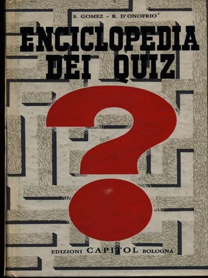 Enciclopedia dei quiz - S. Gomez - copertina