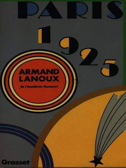 Paris 1925 - Armand Lanoux - copertina