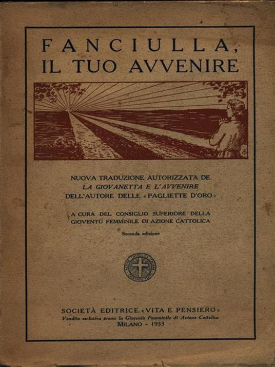 Fanciulla il tuo avvenire - copertina