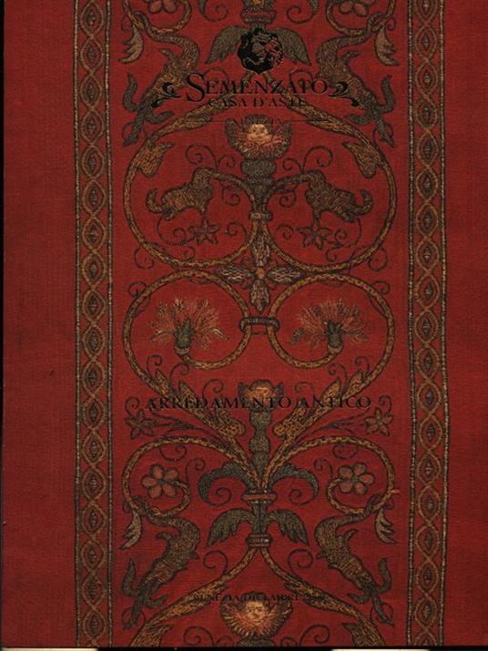 Arredamento antico Asta dicembre 2000 - copertina