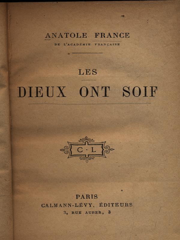 Les yeux ont soif