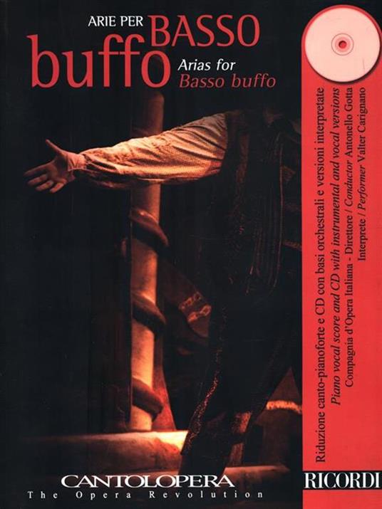 Arie per Basso buffo. CD allegato - copertina