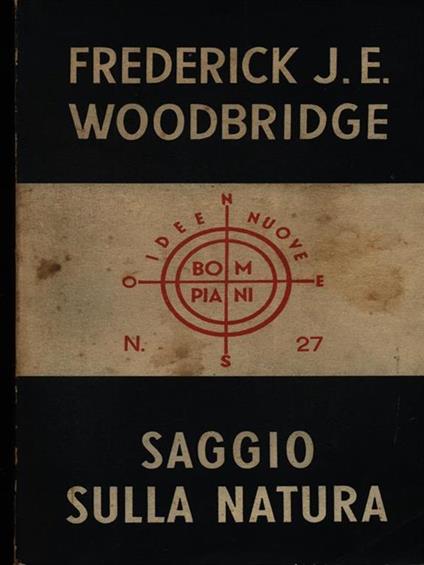 Saggio sulla natura - copertina