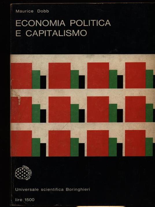 Economia politica e capitalismo - Maurice Dobb - copertina