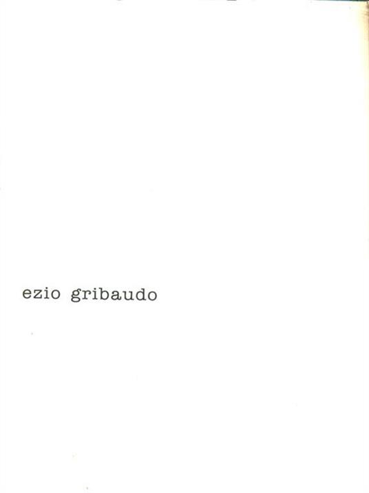 Ezio Gribaudo - Martina Corgnati - copertina