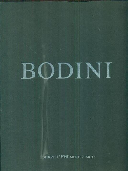 Bodini. Sculptures dessins 1988 - copertina