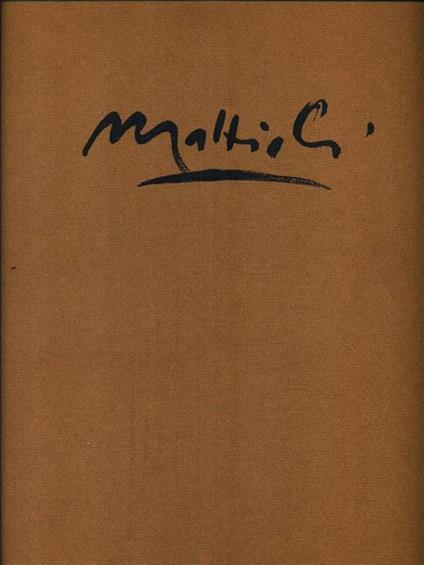 37 disegni di Carlo Mattioli. Esemplare n. 40/1500 - copertina