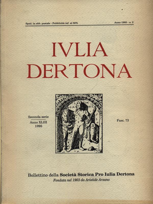 Iulia Dertona n. 2 fasc. 73/1995
