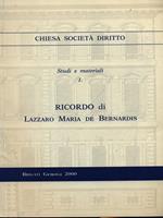 Ricordo di Lazzaro Maria De Bernardis