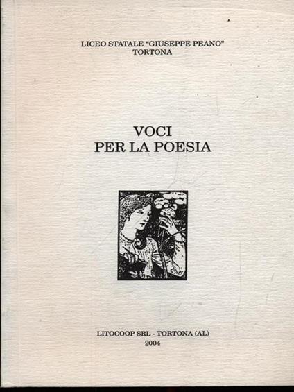 Voci per la poesia 2004 - copertina