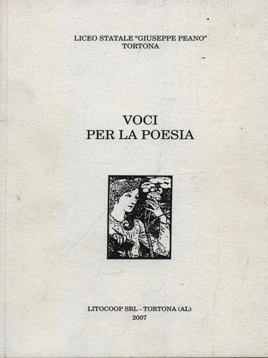 Voci per la poesia 2007 - copertina