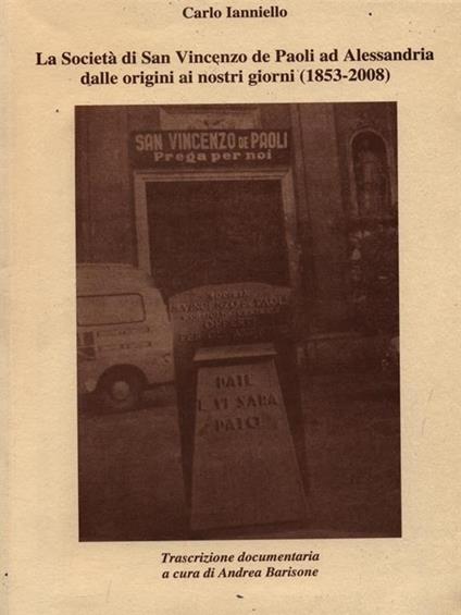 La Società di San Vincenzo de Paoli ad Alessandria dalle origini ai nostri giorni - copertina
