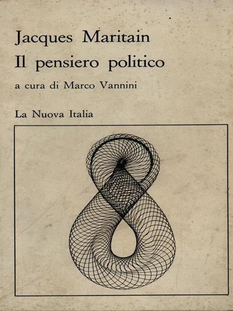 Il pensiero politico - Marco Vannini - copertina