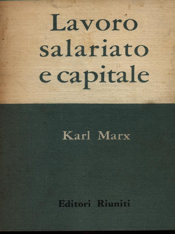 Lavoro salariato e capitale