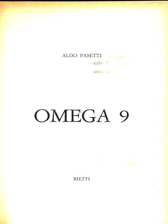 Omega 9 - Aldo Pasetti - 2