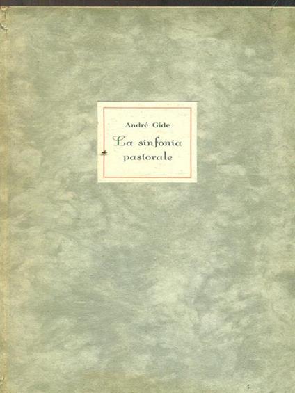 La  sinfonia pastorale - André Gide - copertina