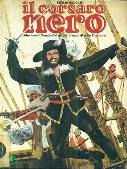 Il corsaro nero - Emilio Salgari - copertina