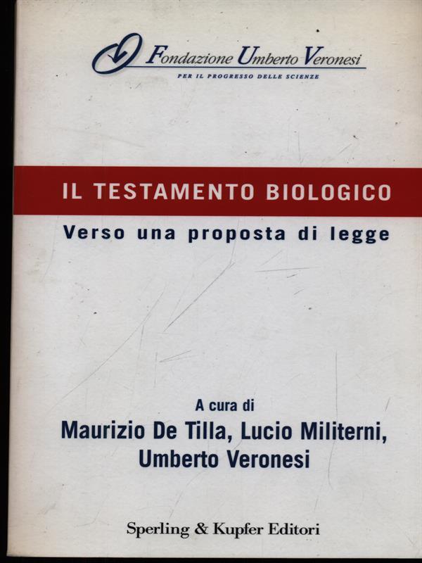 Il testamento biologico