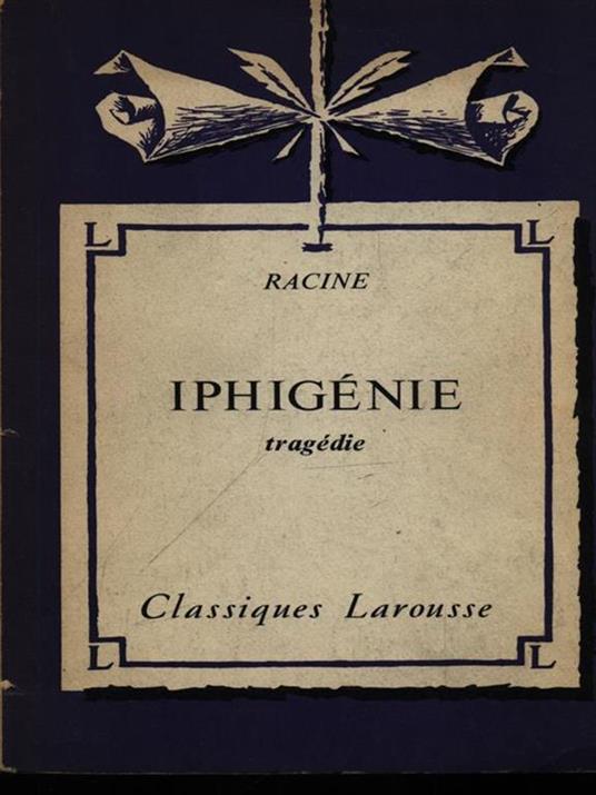 Iphigenie - Jean Racine - copertina