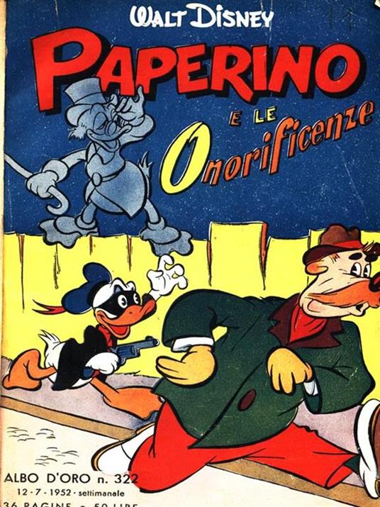 Raccolta Albi d'Oro Paperino, numeri misti con copertine originali - Walt Disney - copertina