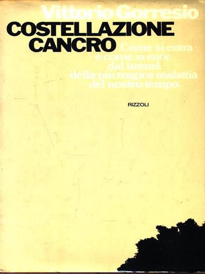 Costellazione cancro - Vittorio Gorresio - copertina