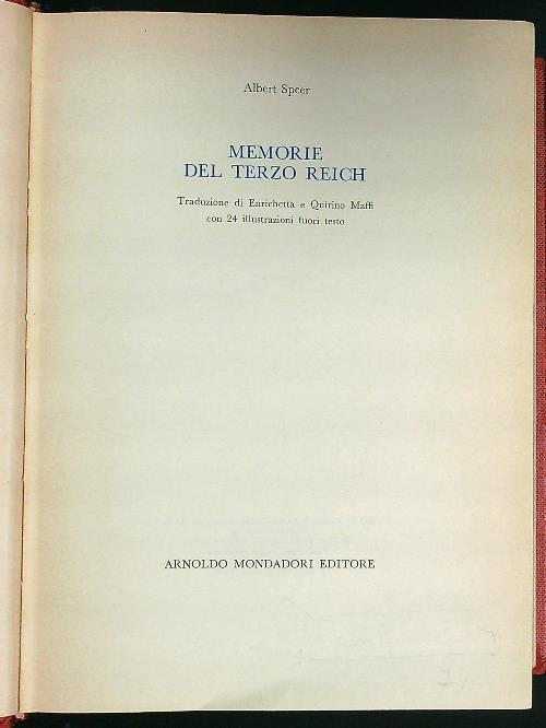 Memorie del terzo reich