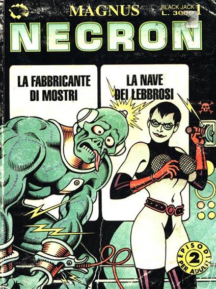 Black Jack n. 1. Necron La fabbricante di mostri - La nave dei lebbrosi - copertina