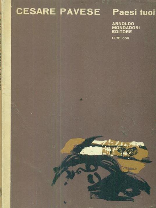 Paesi tuoi - Cesare Pavese - copertina