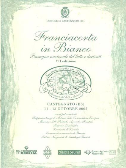 Franciacorta in Bianco 2002- VII edizione - copertina